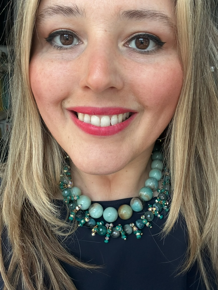 Green Spike Necklace