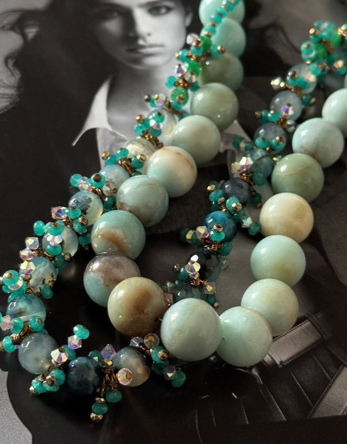Green Spike Necklace