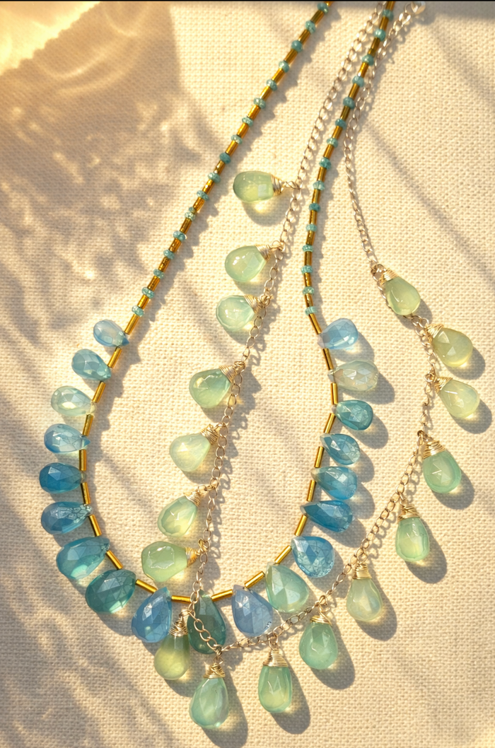 Blue Chalcedony Necklace