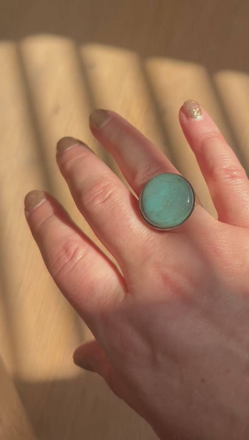 Turquoise on Sterling Silver Ring