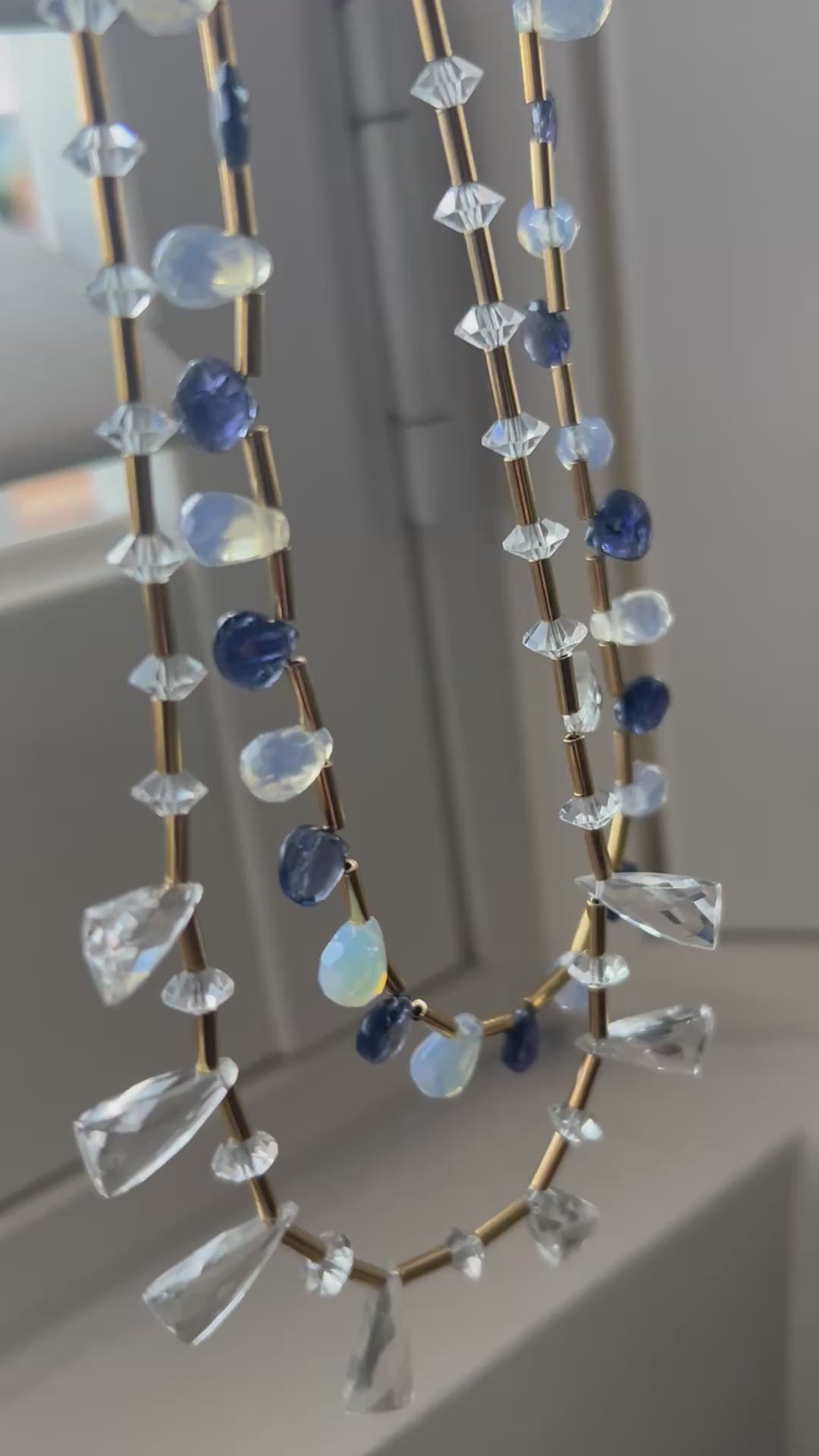 Iolite & Opalite Necklace