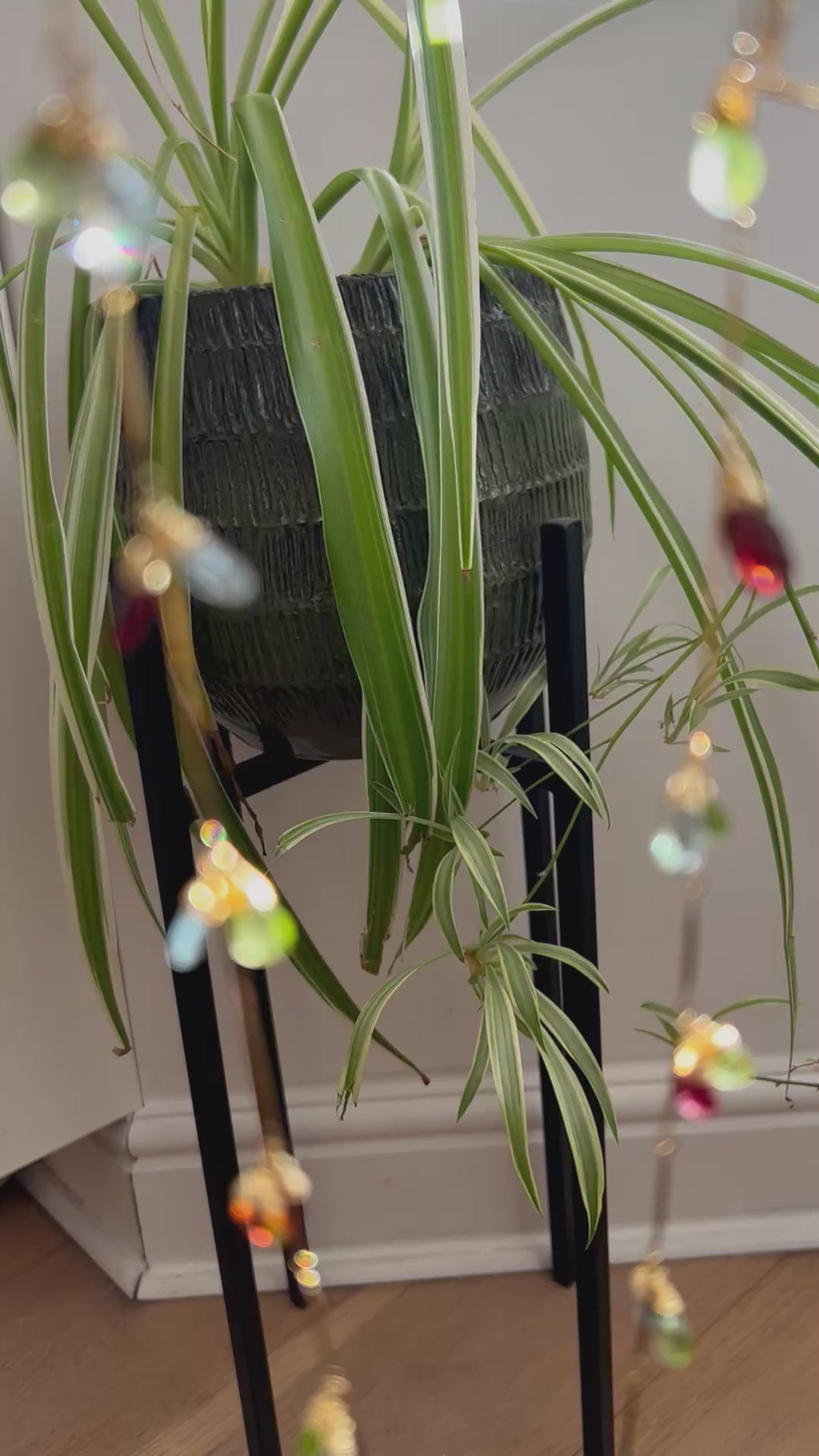 Garnet, Peridot & Blue Topaz on 24ct Gold Plate